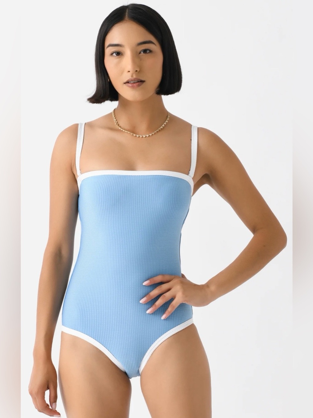 Minnow Ribbed One-Piece Swimsuit
